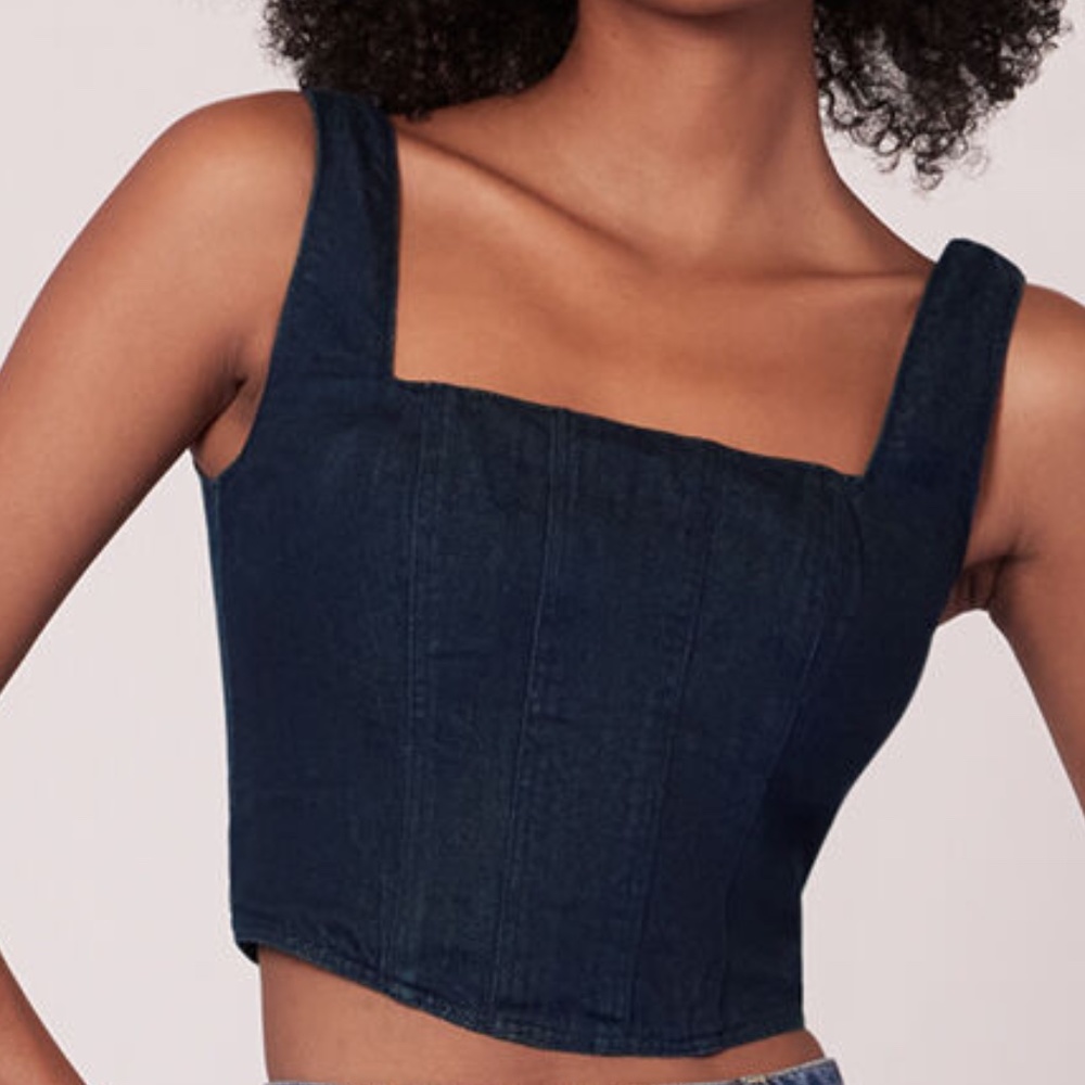 Nina Chambray Denim Corset